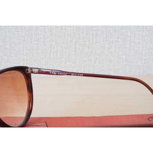 Vintage 1980s Oleg Cassini Sunglasses Academia Preppy Granny Chic Cat Eye